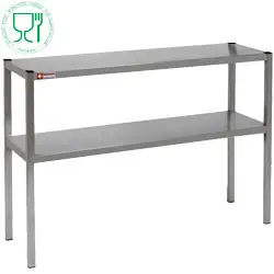 Speciale Aanbieding HorecaTraders Etagere Dubbel 180x30x70 cm (bxdxh)