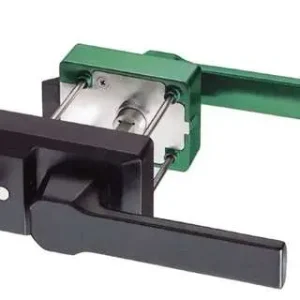 Aanbieding HorecaTraders Éénpuntsluiting 60 mm | Zwart/Groen | 3 sleutels | Omkeerbaar
