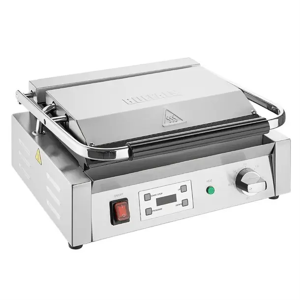 Nu Kopen Buffalo Contactgrill Geribbelde Plaat 20h x 43b x 31d cm