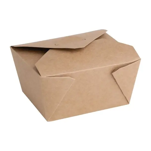 HorecaTraders Recyclable kartonnen voedseldoosjes | 112mm | (300 stuks) Favoriet