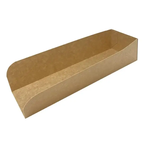 Speciale Aanbieding HorecaTraders Fiesta recyclebare hotdogbak groot | 50x75 mm | (500 stuks)