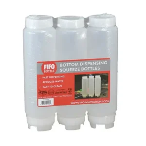 Korting FIFO First-in, First-out knijpflessen 3 stuks| 355 ml