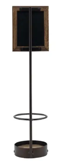 Koop Vandaag Securit Flessendisplay met krijtbordframes | Metaal & hout | 679g