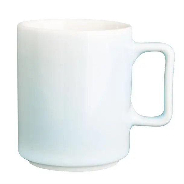 Olympia Fondant mokken aqua blauw | 6 stuks | 340ml | Porselein Finale Uitverkoop