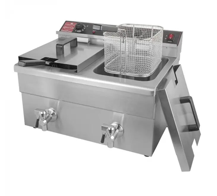 Superprijs CaterChefFriteuse | 2x8 L | 58x44x42(H) cm | 220V-3500W