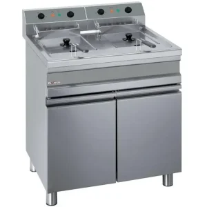 Direct Beschikbaar Diverso Friteuse | elektrisch| 2x 14L |100° C tot 190°C
