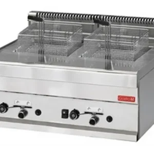 Gastro-M Friteuse gas uitvoering 8 + 8 liter Betrouwbaar