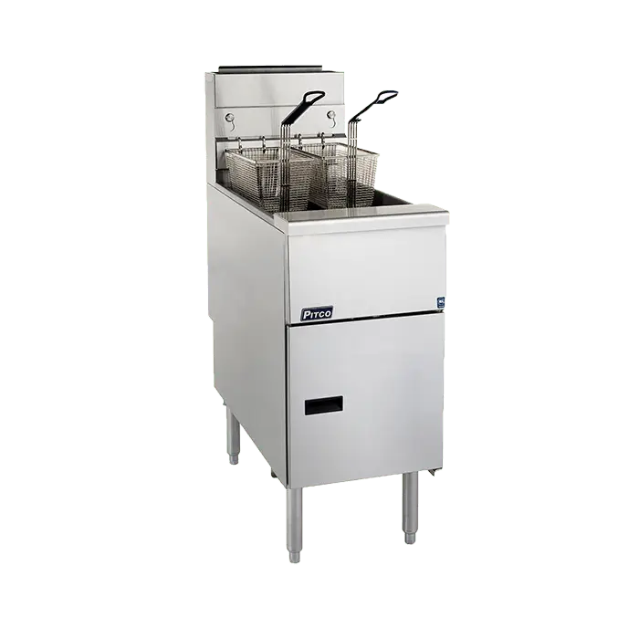 Pitco Friteuse SG14S | RVS | 60kg/u | 876 x 397 x 1172 mm Snelle Levering