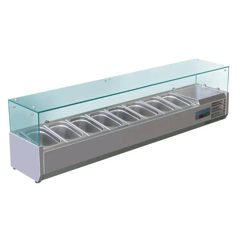 Nu Kopen Polar G-serie opzetkoelvitrine 8x GN 1/4 - BEST VERKOCHT