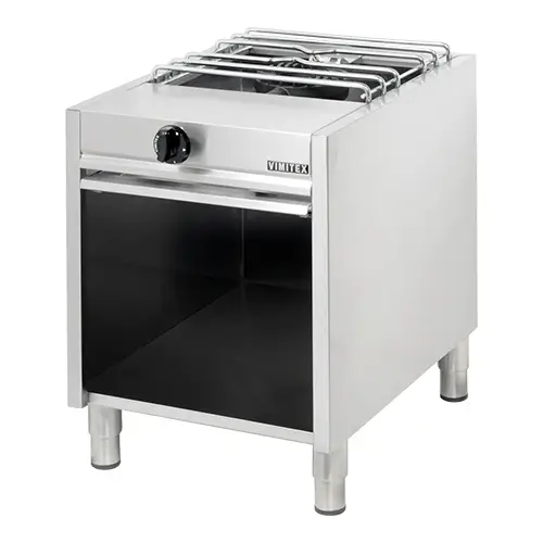 HorecaTraders Gas hokker | 9000W | RVS | 67 x 50 x 62.5 cm Speciale Aanbieding