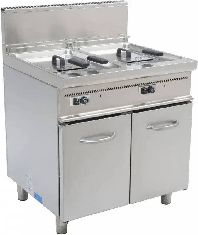Nieuw Saro Gasfritteuse met Poten 2 x 13 Liter | 2 jaar garantie
