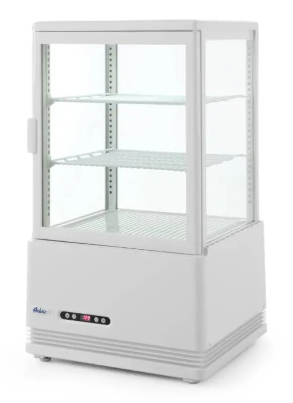 Hendi Gekoelde display kast wit | 58 liter Seizoensaanbieding