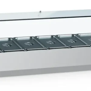 Ecofrost Gekoelde Opzetvitrine | 6 modellen | 1/3 GN Lage Kosten