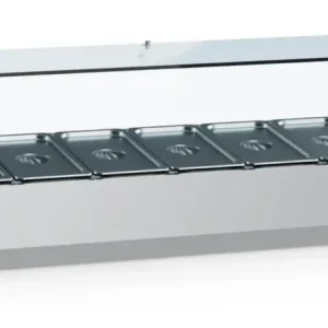 Ecofrost Gekoelde Opzetvitrine | 6 modellen | 1/4 GN Meest Verkocht