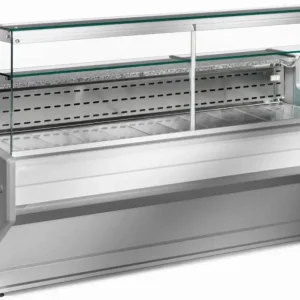 Beste Prijs HorecaTraders Gekoelde vitrinetoonbank | +4° t/m +6° | Gekoeld Rechtruit | 2000x800x(H)1220mm