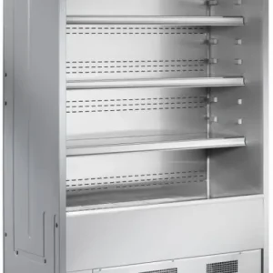 Speciale Aanbieding HorecaTraders Gekoelde Wandmeubel met 4 schappen - Staal/RVS - 1500x545xh1925