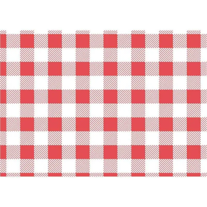 HorecaTraders Gingham vetvrij papier | 3 Formaten Exclusieve Aanbieding
