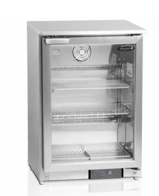 Laatste Kans HorecaTraders RVS Glasbevriezer | GF200VSG | 79L