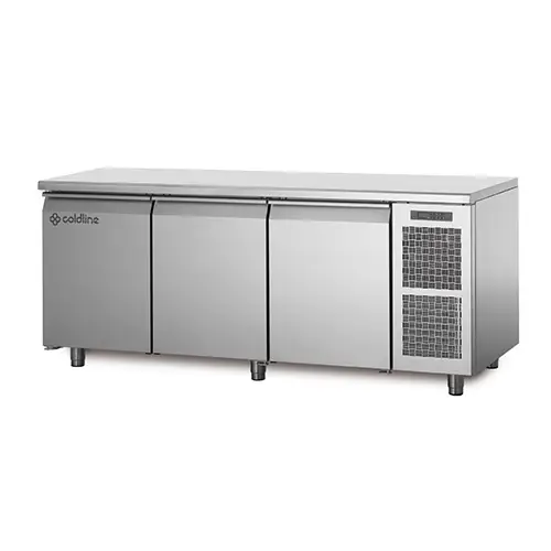 Weekendaanbieding Coldline Koelwerkbank 3-deurs TP17/1M Afm. 178X70X85CM. 230V/250W