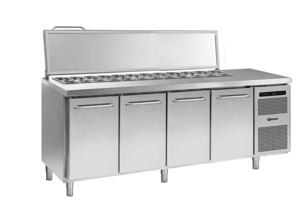 Must-Have Gram Hoshizaki Koelwerkbank | 668 liter | 4 deurs | rvs