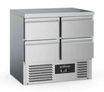 Ecofrost Koelwerkbank | RVS | 220L | 4 laden Weekendaanbieding