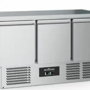 Ecofrost Koelwerkbank | RVS | 368L | 3 deurs Shop Nu