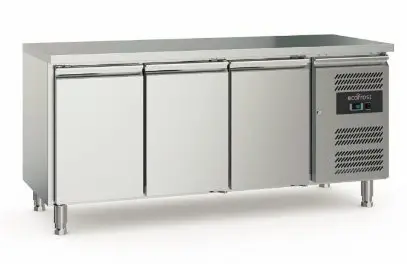 Ecofrost Koelwerkbank | RVS | 417L | 3 deurs Koop Online