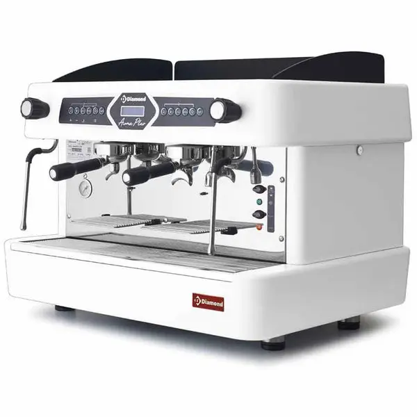 Lage Prijs HorecaTraders Koffiemachine | Wit | 2 Groepen