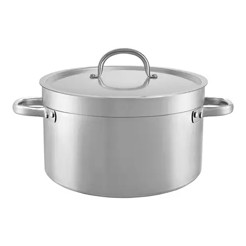 Direct Verzonden HorecaTraders Kookpan | RVS | 60.8Liter | Ø50 cm | Gas, elektrisch, keramisch, inductie