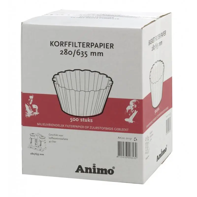 Betaalbaar Animo Korffilterpapier 280/635 - CB 40 / CN40e