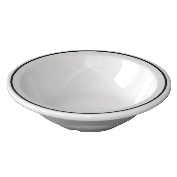 Olympia Kristallonen melamine kommen met zwart rand | 15cm | 12 stuks Koop Online