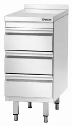 Hete Deal Bartscher Ladenkast | 3 laden | met spatrand