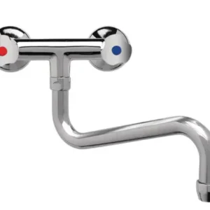 Aanbieding HorecaTraders Lage wandmengkraan | High Performance | 200mm