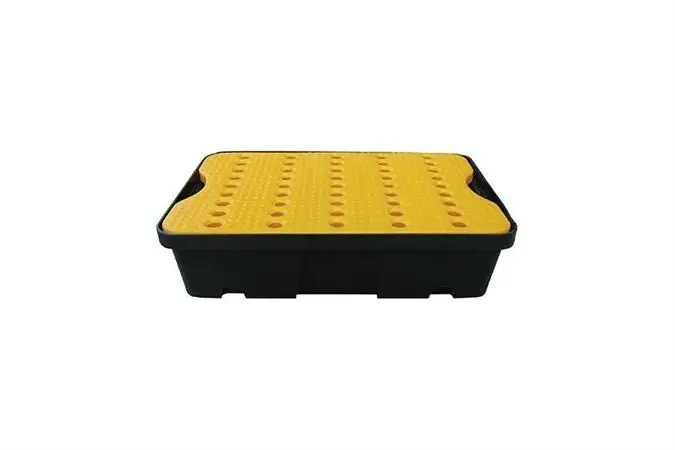 HorecaTraders Lekbak 600x400 mm - 20L - Inclusief geel rooster Direct Verzonden