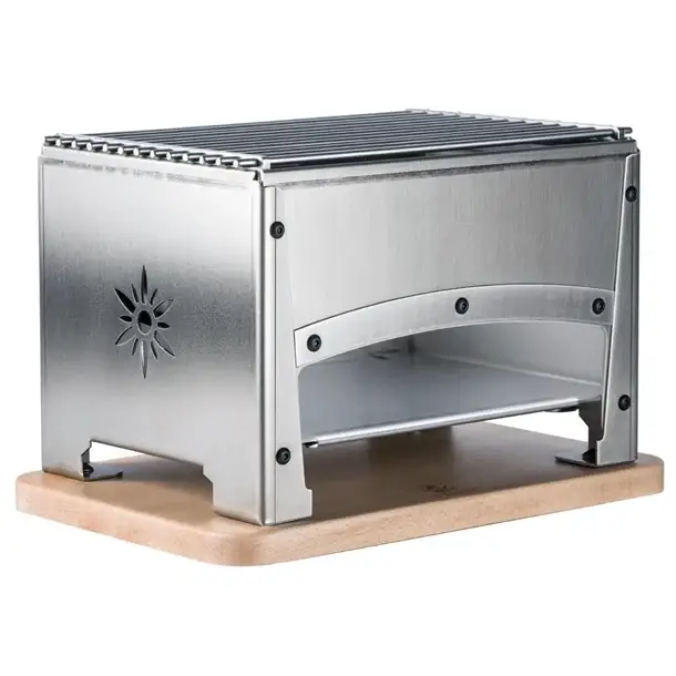 HorecaTraders Louis tellier brasero tafelbarbecue brasi-f | 21,5(h) x 22(b) x 32(d)cm Fabrieksprijs