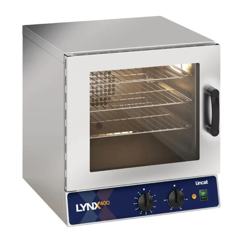 Hoge Kwaliteit Lincat Lynx 400 heteluchtoven LCO/T | 2500W | RVS | 52 x 49,5 x 57cm