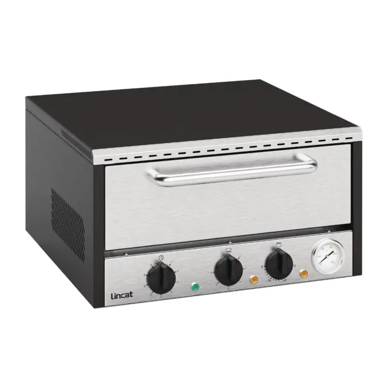 Gecertificeerd Lincat Lynx 400 pizzaoven zwart LPDO/B | 230 V | RVS | 30 x 53 x 55,8 cm
