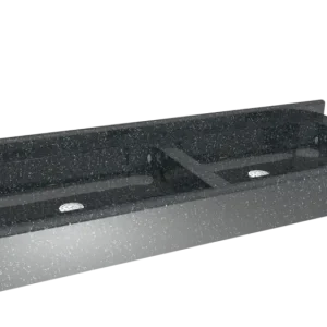 Uitverkoop HorecaTraders Meervoudige wastafel | polymeerbeton | 1400 x 510 x 180 mm | 10 kleuren