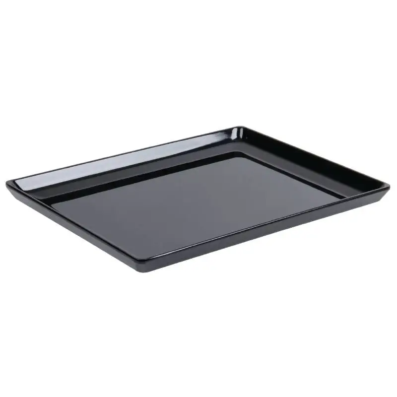 Merkproduct HorecaTraders Melamine GN Schaal Zwart | 2 Formaten