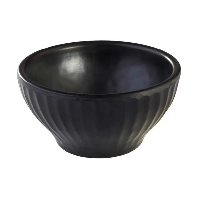 APS Melamine Serveer Kom Zwart | Aiko Line | 2 Formaten Koop Vandaag