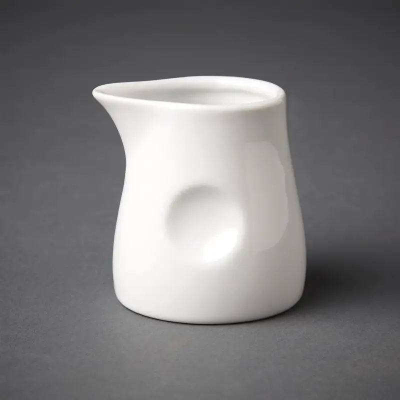 Uitverkoop HorecaTraders Melkkannetje met kuiltjes (per 6 stuks) - 70ml