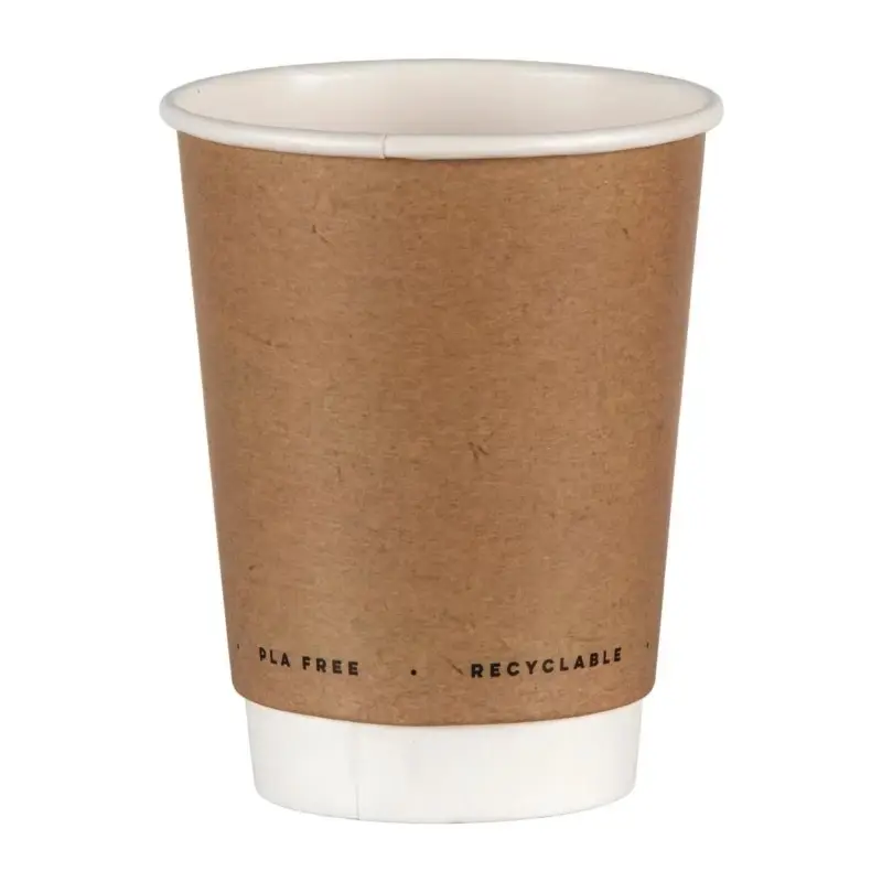 HorecaTraders Milieuvriendelijk dubbelwandige koffiebekers | 34cl | 500 st Hete Deal