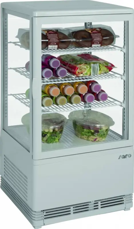Gecertificeerd Saro Mini koelvitrine met 3 roosters