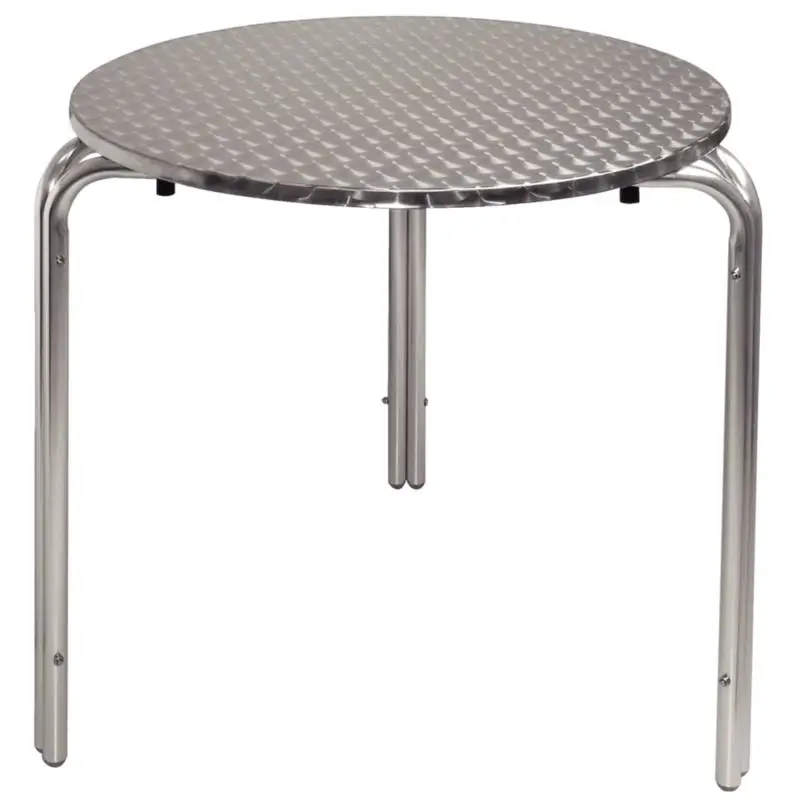 Hete Deal Bolero RVS stapelbare tafel | 70 cm rond