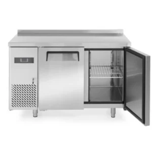 Goedkoop Hendi RVS Vrieswerkbank | 2 Deuren | 1200x600x(H)850mm