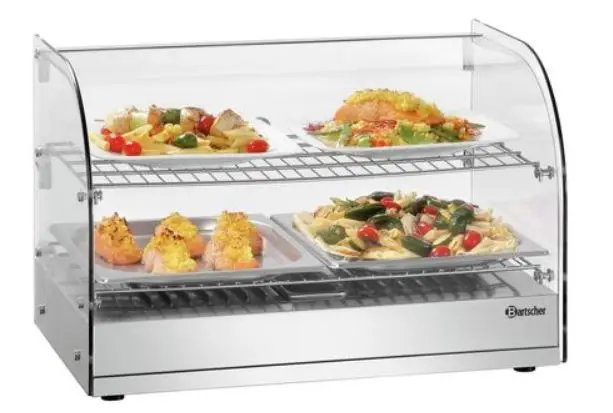 Bartscher RVS warmhoudvitrine | 230V Express Levering