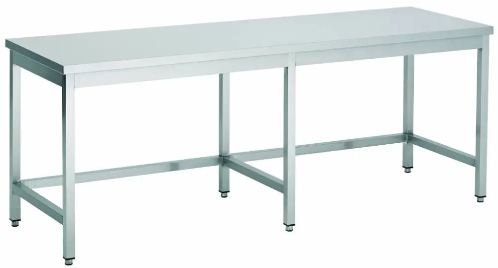 Combisteel RVS Werktafel Met Open Frame | 60 cm Diep - 4 Formaten Hoge Kwaliteit