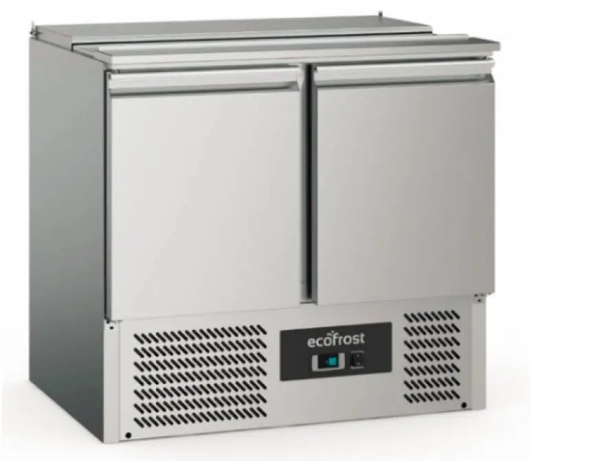 Snelle Levering Ecofrost Saladette | RVS | 240L | 2 deurs