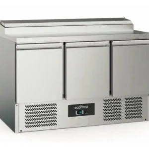 Ecofrost Saladette | RVS | 392L | 3 deurs Gratis Retour