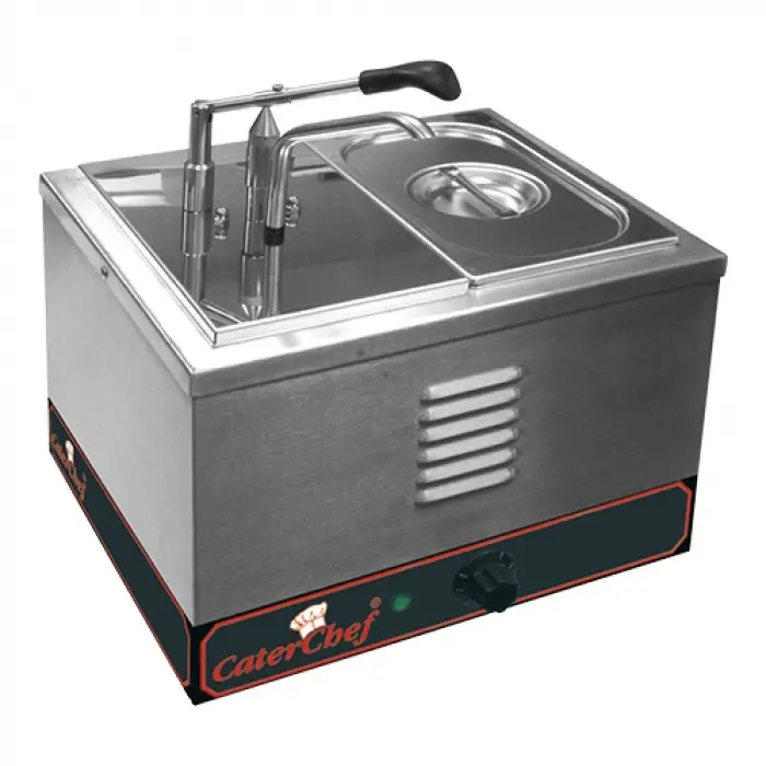 Koop Vandaag CaterChefSausdispenser 7.6L | RVS | 27(H)x36.5(B)x36(D)cm